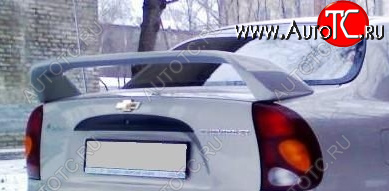 3 049 р. Спойлер Nika (АБС-пластик) Chevrolet Lanos T100 седан (2002-2017) (Неокрашенный)