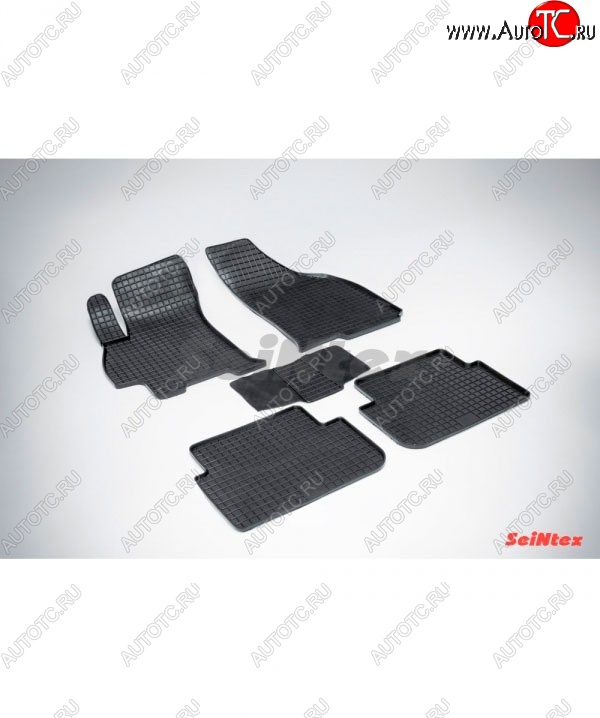 2 759 р. Износостойкие резиновые коврики в салон Сетка Seintex  Chevrolet Lanos  T100 (2002-2017)