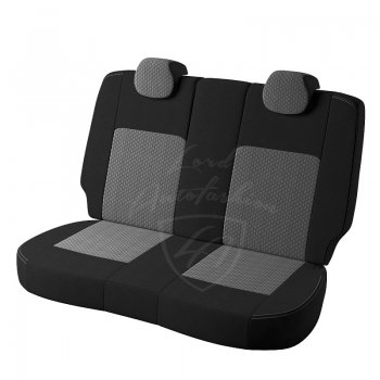 4 499 р. Чехлы для сидений Lord Autofashion Турин (жаккард)  Chevrolet Lanos  T100 (2002-2017) (Черный, вставка Люкс-94). Увеличить фотографию 2