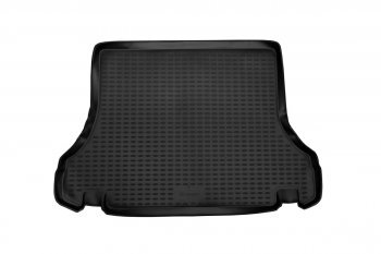 1 499 р. Коврик в багажник Element (полиуретан). Chevrolet Lanos T100 седан (2002-2017) (Черный). Увеличить фотографию 1