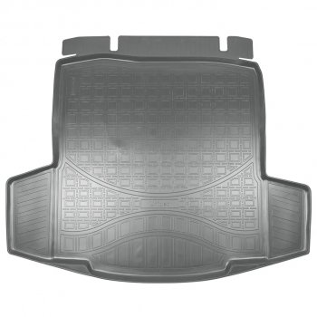 2 359 р. Коврик багажника Norplast Unidec  Chevrolet Malibu  9 (2016-2024) (Серый). Увеличить фотографию 1