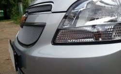 1 299 р. Сетка воздухозаборника переднего бампера Russtal  Chevrolet Orlando (2011-2018) (хром). Увеличить фотографию 3