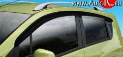 Дефлекторы окон (ветровики) Novline 4 шт Chevrolet Spark M300 дорестайлинг (2010-2015)