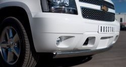 19 299 р. Защита переднего бампера (Ø75х42 мм, нержавейка) Russtal  Chevrolet Tracker (2013-2015). Увеличить фотографию 2