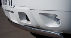 19 299 р. Защита переднего бампера (Ø75х42 мм, нержавейка) Russtal Chevrolet Tracker (2013-2015). Увеличить фотографию 3