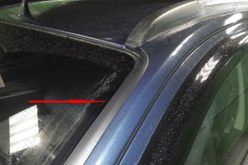 1 849 р. Водостоки лобового стекла Стрелка 11 Chevrolet Trailblazer GM800 рестайлинг (2016-2020). Увеличить фотографию 1