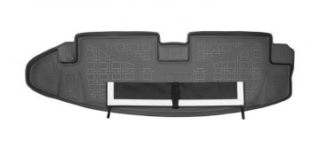 2 459 р. Коврик багажника Norplast (7 мест)  Chevrolet Trailblazer  GM800 (2012-2020) (Черный, с погрузочным ковриком (фартуком)). Увеличить фотографию 1