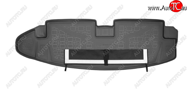 2 459 р. Коврик багажника Norplast (7 мест)  Chevrolet Trailblazer  GM800 (2012-2020) (Черный, с погрузочным ковриком (фартуком))