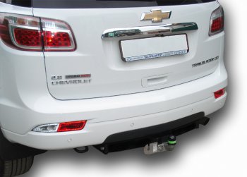 9 699 р. Фаркоп Лидер Плюс (съемный шар тип FC) Chevrolet Trailblazer GM800 дорестайлинг (2012-2016) (Без электропакета). Увеличить фотографию 1