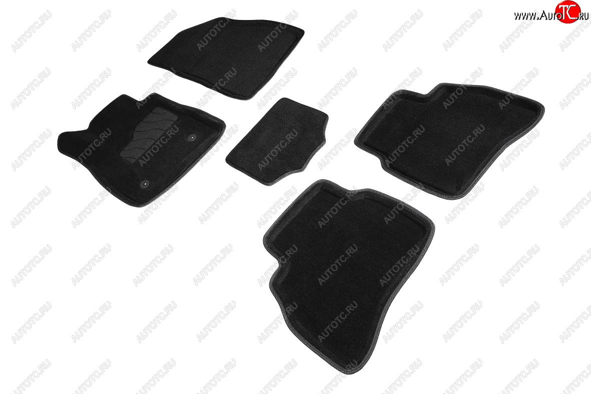 4 299 р. Коврики в салон SEINTEX 3D ВОРС (комплект)  Chevrolet Trailblazer (2019-2024) (Цвет: черный)