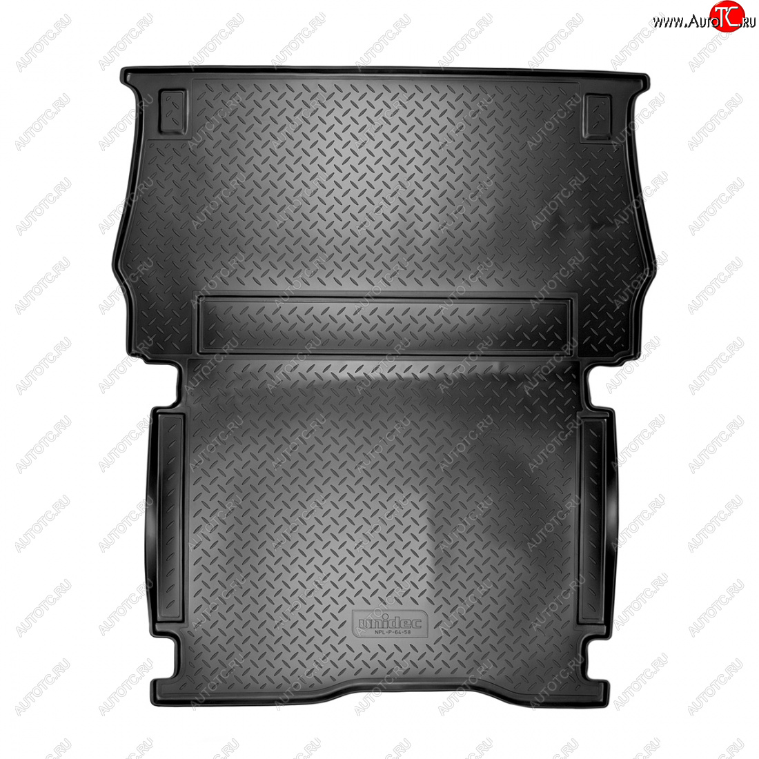 2 799 р. Коврик багажника Unidec (фургон, стандартная база, сборка РФ)  CITROEN Berlingo  B9 (2015-2024) (Чёрный)