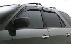2 449 р. Дефлекторы окон (ветровики) Novline 4 шт Peugeot 4007 (2007-2012). Увеличить фотографию 1
