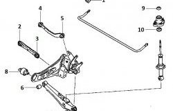 2 189 р. Полиуретановый сайлентблок задней подвески продольного рычага Точка Опоры Mitsubishi Lancer 10 хэтчбэк дорестайлинг (2007-2010). Увеличить фотографию 2