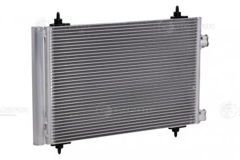 6 499 р. Радиатор кондиционера на LUZAR (1.6i / 1.4i / 2.0i / 2.0HDi)  CITROEN C4 (2004-2022), Peugeot 307 ( универсал,  хэтчбэк 3 дв.,  хэтчбэк 5 дв.) (2001-2008). Увеличить фотографию 2