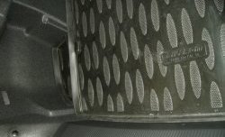 1 199 р. Коврик в багажник L (седан, 2 кармана) Aileron (полиуретан)  CITROEN C4  B7 (2011-2018). Увеличить фотографию 1