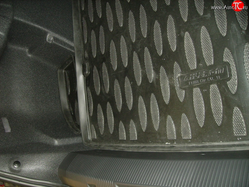1 199 р. Коврик в багажник L (седан, 2 кармана) Aileron (полиуретан)  CITROEN C4  B7 (2011-2018)