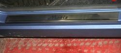 2 033 р. Комплект накладок на порожки автомобиля (рестайлинг) Novline Daewoo Matiz M100 дорестайлинг (1998-2000). Увеличить фотографию 1