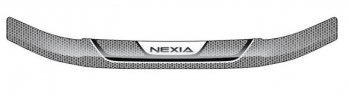 2 169 р. Дефлектор капота CA-Plastiс  Daewoo Nexia  дорестайлинг (1995-2008) (Серия Art черная). Увеличить фотографию 1