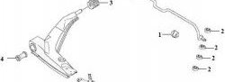 359 р. Полиуретановая втулка стабилизатора передней подвески Точка Опоры (15 мм) Daewoo Nexia дорестайлинг (1995-2008). Увеличить фотографию 2