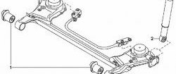 2 049 р. Полиуретановый сайлентблок балки задней подвески Точка Опоры Toyota bB 2 (2005-2016). Увеличить фотографию 2