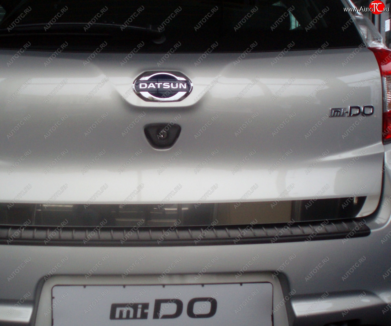 1 189 р. Защитная накладка заднего бампера АртФорм Datsun mi-DO (2014-2024)