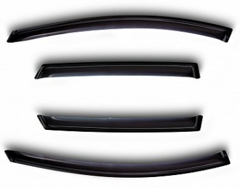 2 499 р. Дефлектора окон SIM Datsun mi-DO (2014-2024). Увеличить фотографию 1