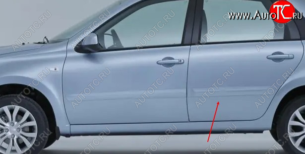 2 049 р. Молдинг задней левой двери Original Datsun mi-DO (2014-2024) (неокрашенный)