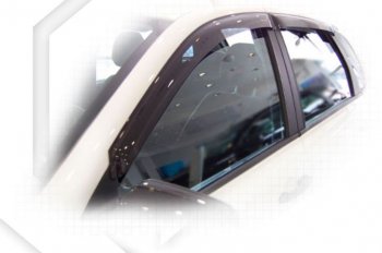 1 989 р. Дефлектора окон CA-Plastiс Datsun on-DO дорестайлинг (2014-2019) (Classic полупрозрачный, Без хром.молдинга). Увеличить фотографию 1