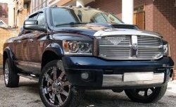 14 699 р. Накладки на колёсные арки FACTORY STYLE Dodge Ram DR, DH (2001-2008) (Неокрашенные). Увеличить фотографию 1