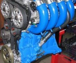 Дроссельний впуск Нуждин на 16 клапаный двигатель Лада Приора 2170 седан рестайлинг (2013-2018)