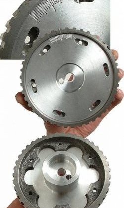 Алюминиевая разрезная шестерня 8 клапанного мотора Лада 2115 (1997-2012)