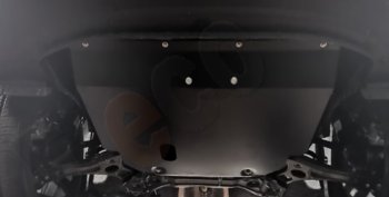 3 699 р. Защита картера двигателя и КПП Alfeco FAW Besturn X40 D181 (2016-2022) (Сталь 2 мм). Увеличить фотографию 2