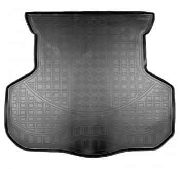 1 999 р. Коврик в багажник Norplast Unidec FAW Oley седан (2012-2018) (Цвет: черный). Увеличить фотографию 1