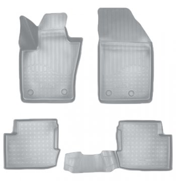 Коврики салонные Noplast (3D) Fiat (Фиат) 500X (х)  334 (2014-2023) 334 дорестайлинг, рестайлинг