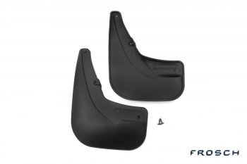 2 699 р. Брызговики Frosch Fiat Doblo 263 рестайлинг (2015-2022) (Задние). Увеличить фотографию 1