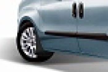 1 119 р. Брызговики Frosch  Fiat Doblo ( 223,  263) (2005-2022) (Передние). Увеличить фотографию 1