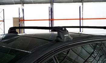 9 899 р. Багажник на крышу TURTLE Air3 (в штатные места с резьбовым соединением) Fiat Doblo 223 рестайлинг (2005-2016) (черный). Увеличить фотографию 2