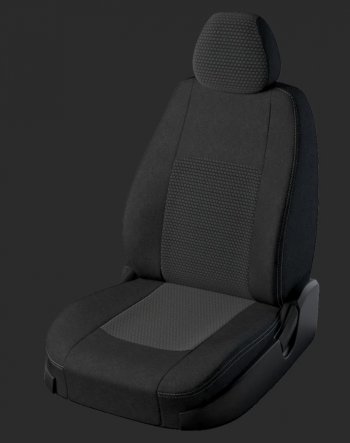 3 799 р. Чехлы для сидений Lord Autofashion Турин (жаккард, фургон, сиденья 1+2)  Fiat Ducato  290 (2014-2024) (Черный, вставка Черный Мокка). Увеличить фотографию 1