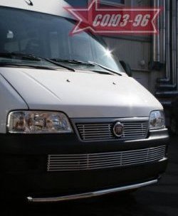 11 564 р. Защита переднего бампера одинарная Souz-96 (d60) Fiat Ducato 250 (2006-2014). Увеличить фотографию 2