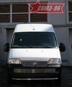 11 564 р. Защита переднего бампера одинарная Souz-96 (d60) Fiat Ducato 250 (2006-2014). Увеличить фотографию 3