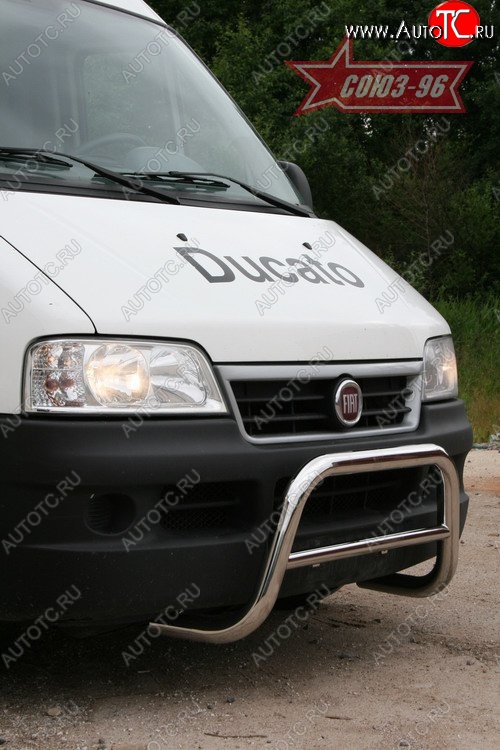 10 844 р. Защита переднего бампера Souz-96 (d60) Fiat Ducato 250 (2006-2014)