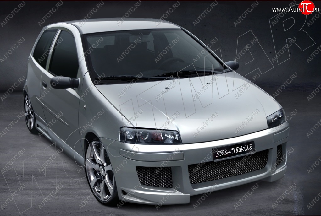 26 999 р. Передний бампер R1  Fiat Punto  188 (1999-2003) хэтчбэк 3 дв. дорестайлинг, хэтчбэк 5 дв. дорестайлинг