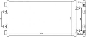 4 799 р. Радиатор кондиционера SAT (1.2) Fiat Punto 188 хэтчбэк 3 дв. дорестайлинг (1999-2003). Увеличить фотографию 1