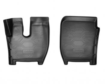 1 699 р. Коврики салона Norplast Unidec  Ford F-MAX  шасси (тягач) (2018-2024) (Цвет: черный). Увеличить фотографию 1
