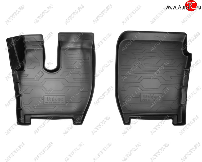 1 699 р. Коврики салона Norplast Unidec  Ford F-MAX  шасси (тягач) (2018-2024) (Цвет: черный)