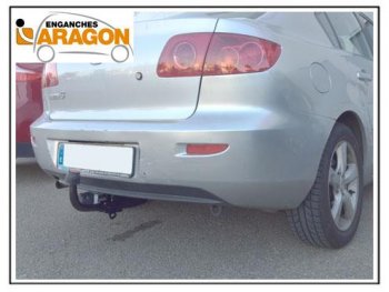 10 549 р. Фаркоп Aragon Mazda 3/Axela BL рестайлинг седан (2011-2013). Увеличить фотографию 2