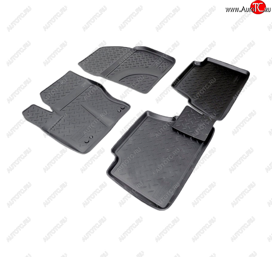 1 999 р. Комплект салонных ковриков Norplast Unidec Ford C-max Mk2 дорестайлинг (2010-2015) (Цвет: черный)