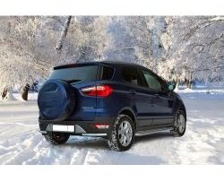 8 819 р. Защита заднего бампера уголки d42 Souz-96 Ford EcoSport дорестайлинг (2013-2019). Увеличить фотографию 1