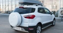 15 649 р. Защита заднего бампера (Ø75x42 мм, нержавейка) Russtal Ford EcoSport дорестайлинг (2013-2019). Увеличить фотографию 4