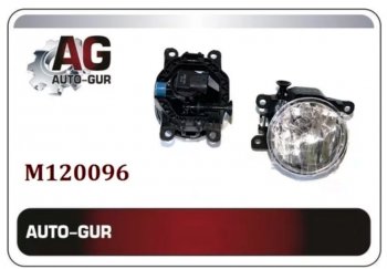 1 479 р. Противотуманные фары AUTO GUR (комплект, с лампами) Ford EcoSport дорестайлинг (2013-2019). Увеличить фотографию 1